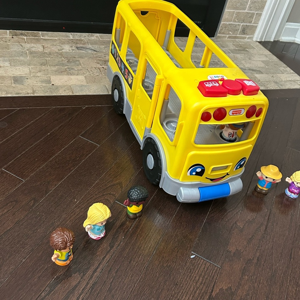 Yellow School Bus Little People Playset Lot - Picture 5 of 6